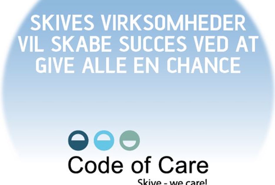 Code of Care Skive logo rund med vision