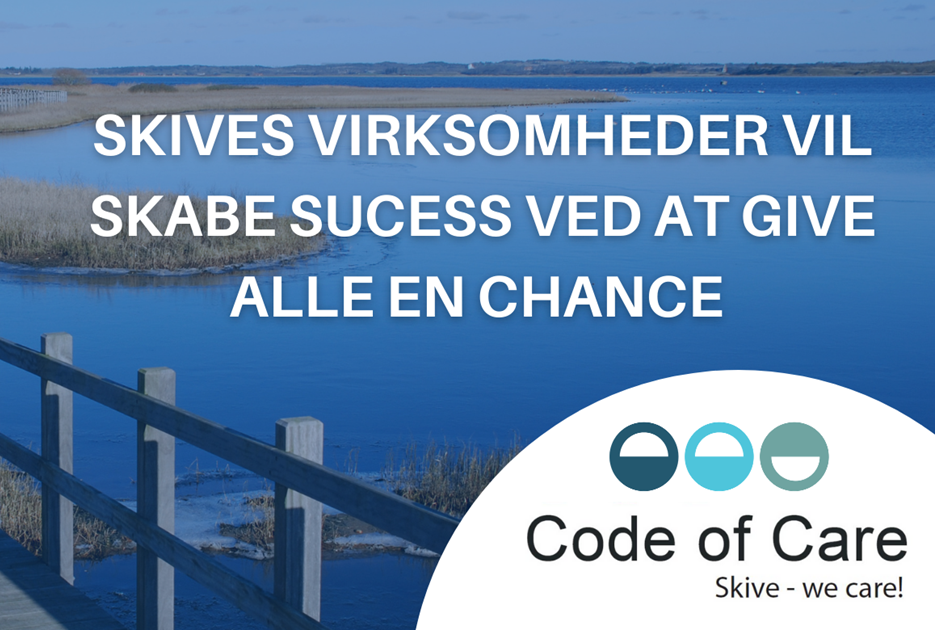 Grafik: Code of Care Skive logo med vision